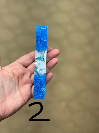 Blue Snowflake Pen Blank