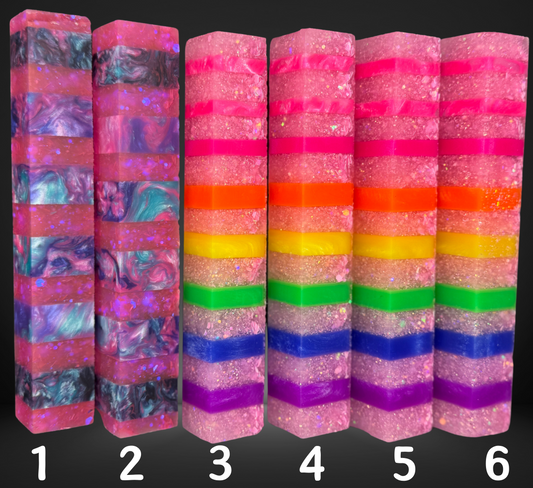 Segmented Pink Variety Pen Blank