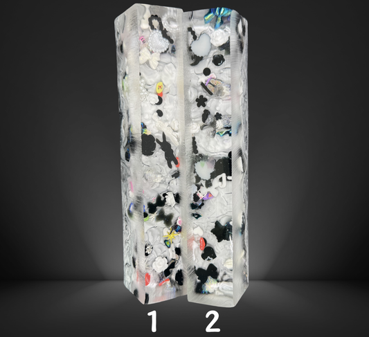 Black and White Charmed Series Pen Blank