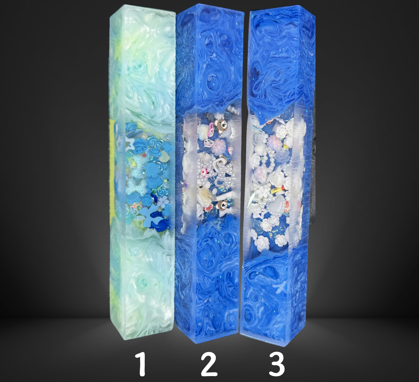 Blue Variety Charmed Series Pen Blank