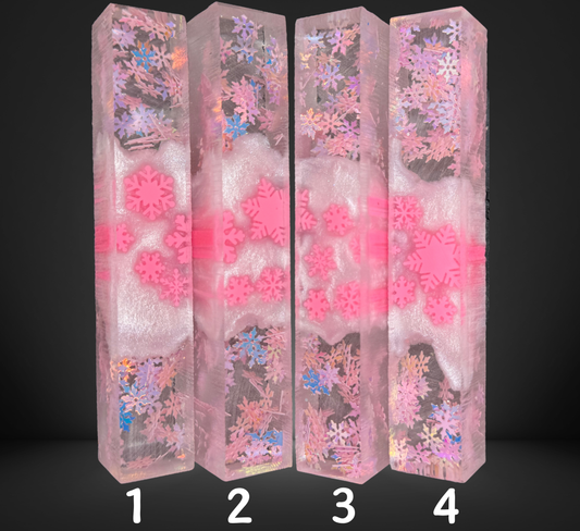 Frosted Bubblegum Charmed Series Pen Blank