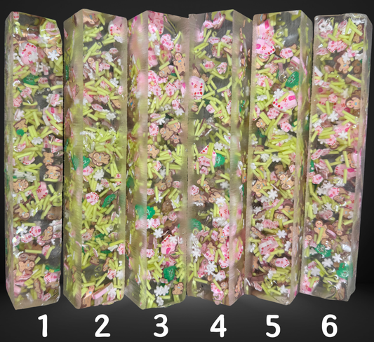 Gingerbread Candyland Charmed Series Pen Blank