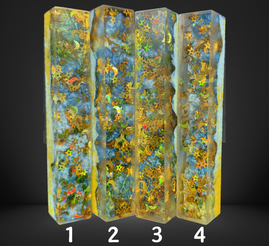 Golden Stars Charmed Series Pen Blank