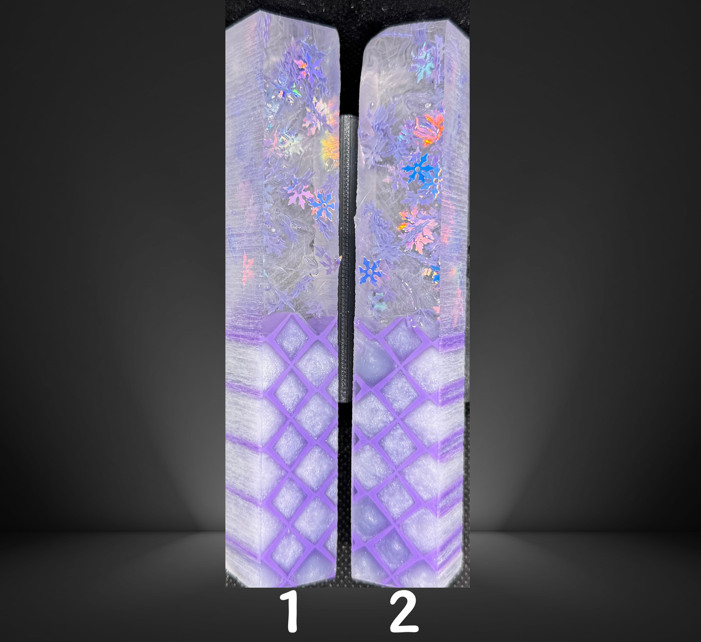 Purple Snowflake Charmed Series Pen Blank