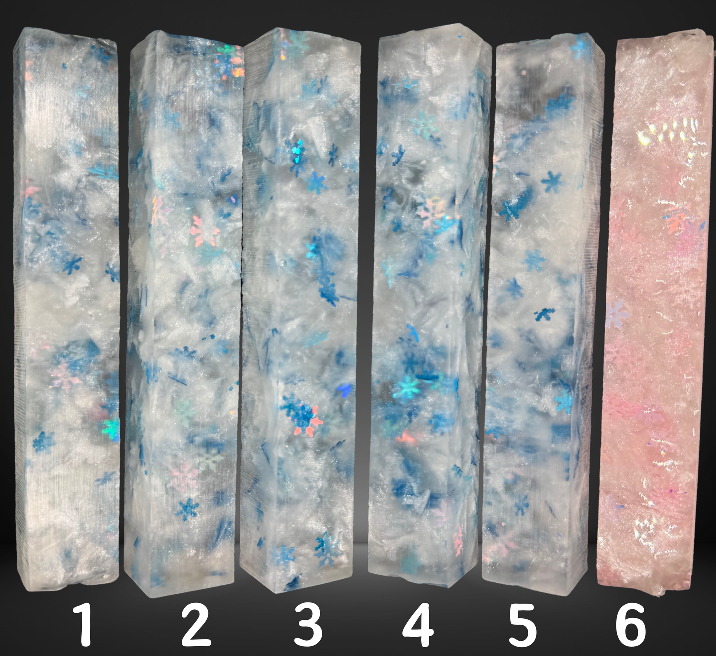 Snowflake Charmed Series Pen Blank