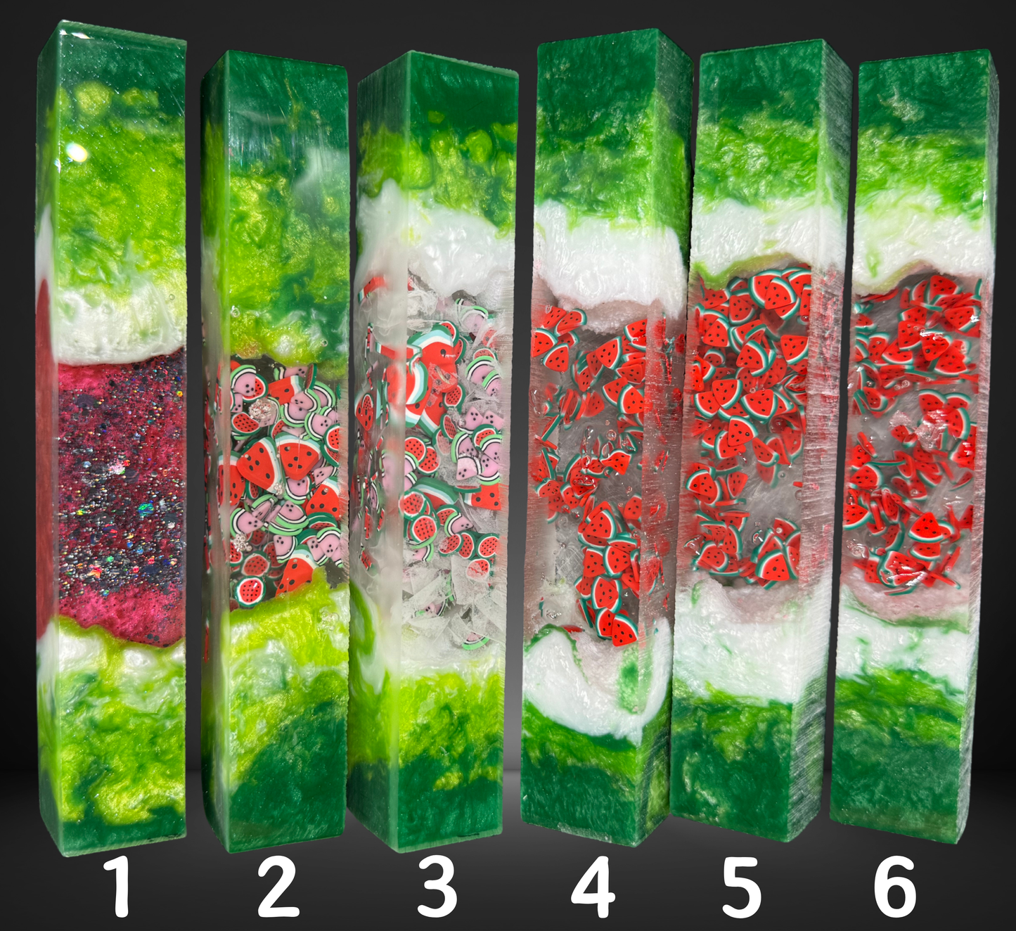 Watermelon Charmed Series Pen Blank