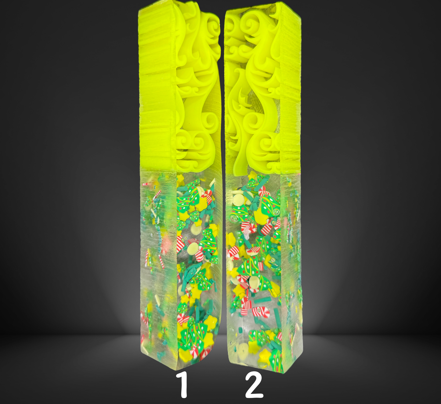 Christmas Scroll Charmed Series Pen Blank