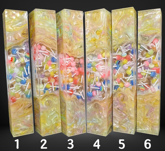 Pastel Lollipop Charmed Series Pen Blank
