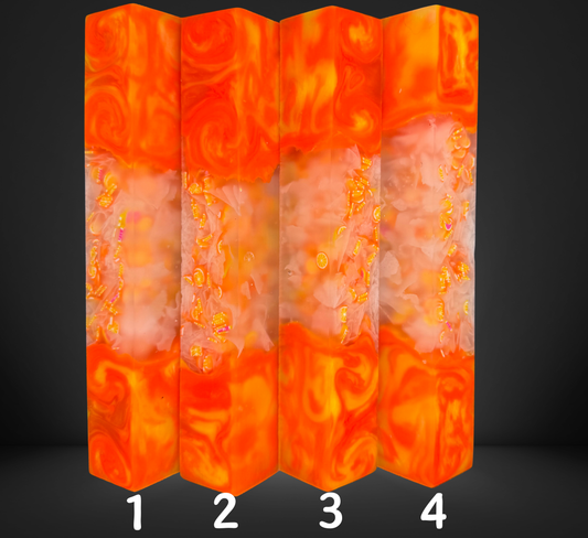 Citrus Orange Charmed Series Pen Blank