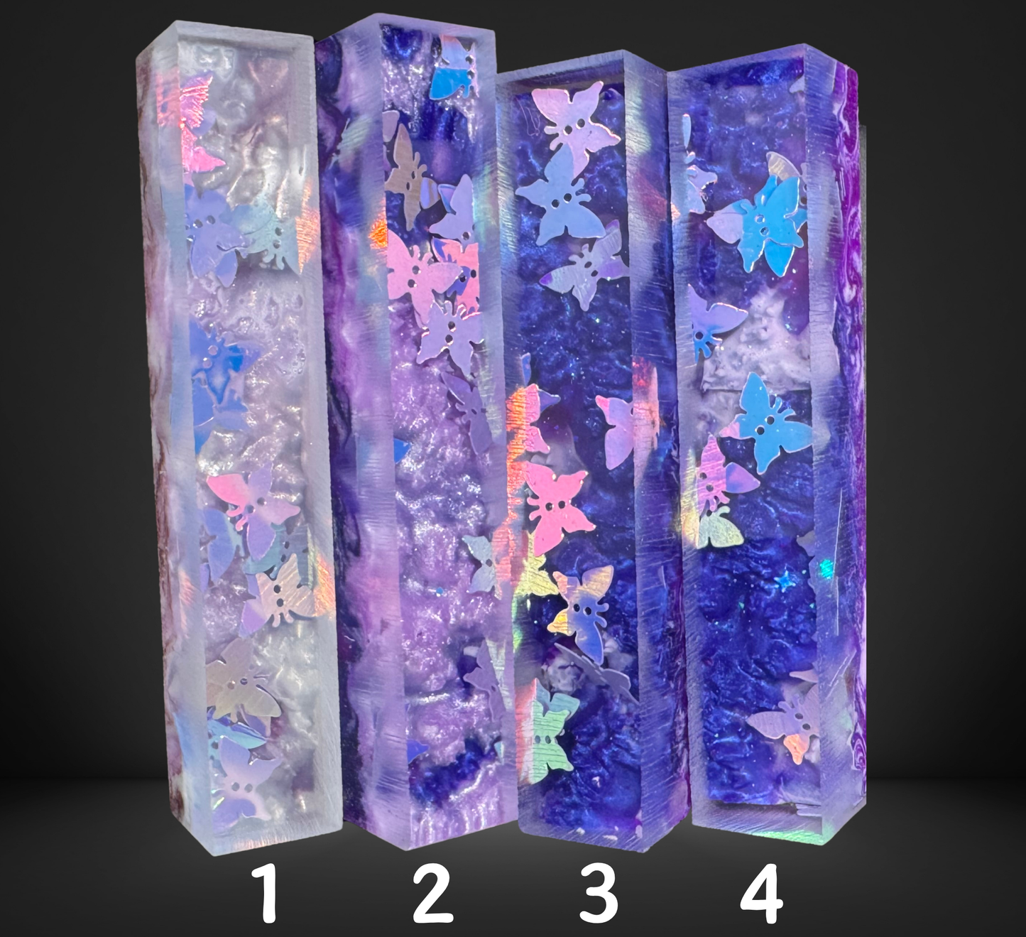 Purple Butterfly Charmed Series Pen Blank