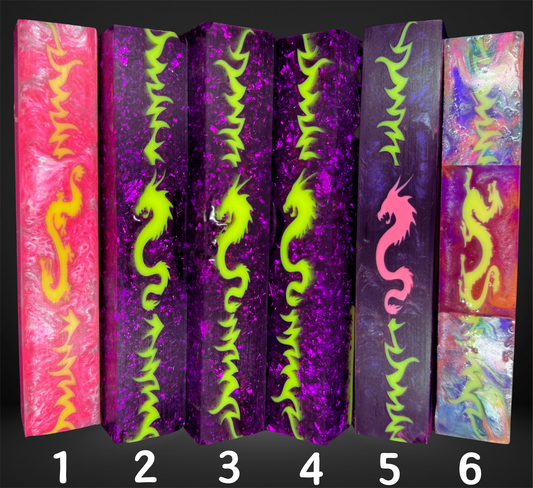 Dragon Variety Signature 3D Print Resin Pen Blank