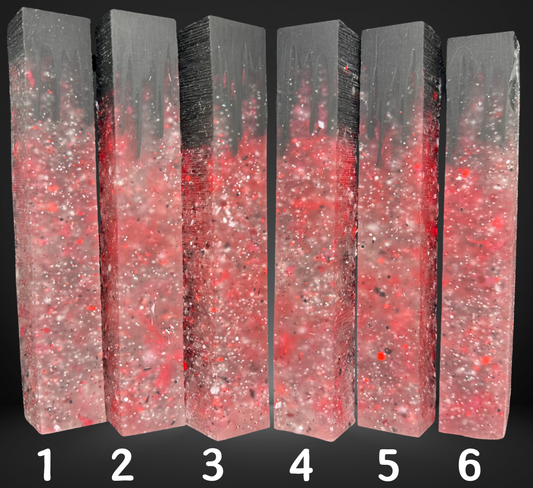 Queen of Hearts Signature 3D Print Resin Pen Blank