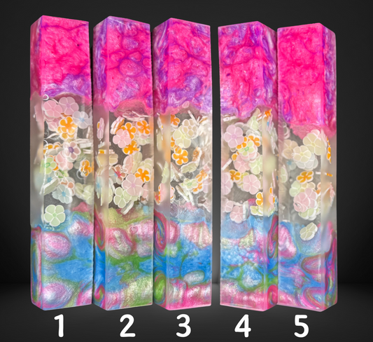 Glow in the Dark Floral Charmed Series Pen Blank