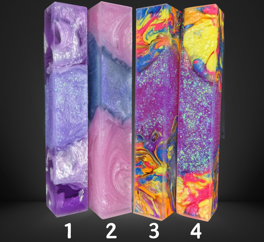 Purple Variety Geode Swirled Pen Blanks