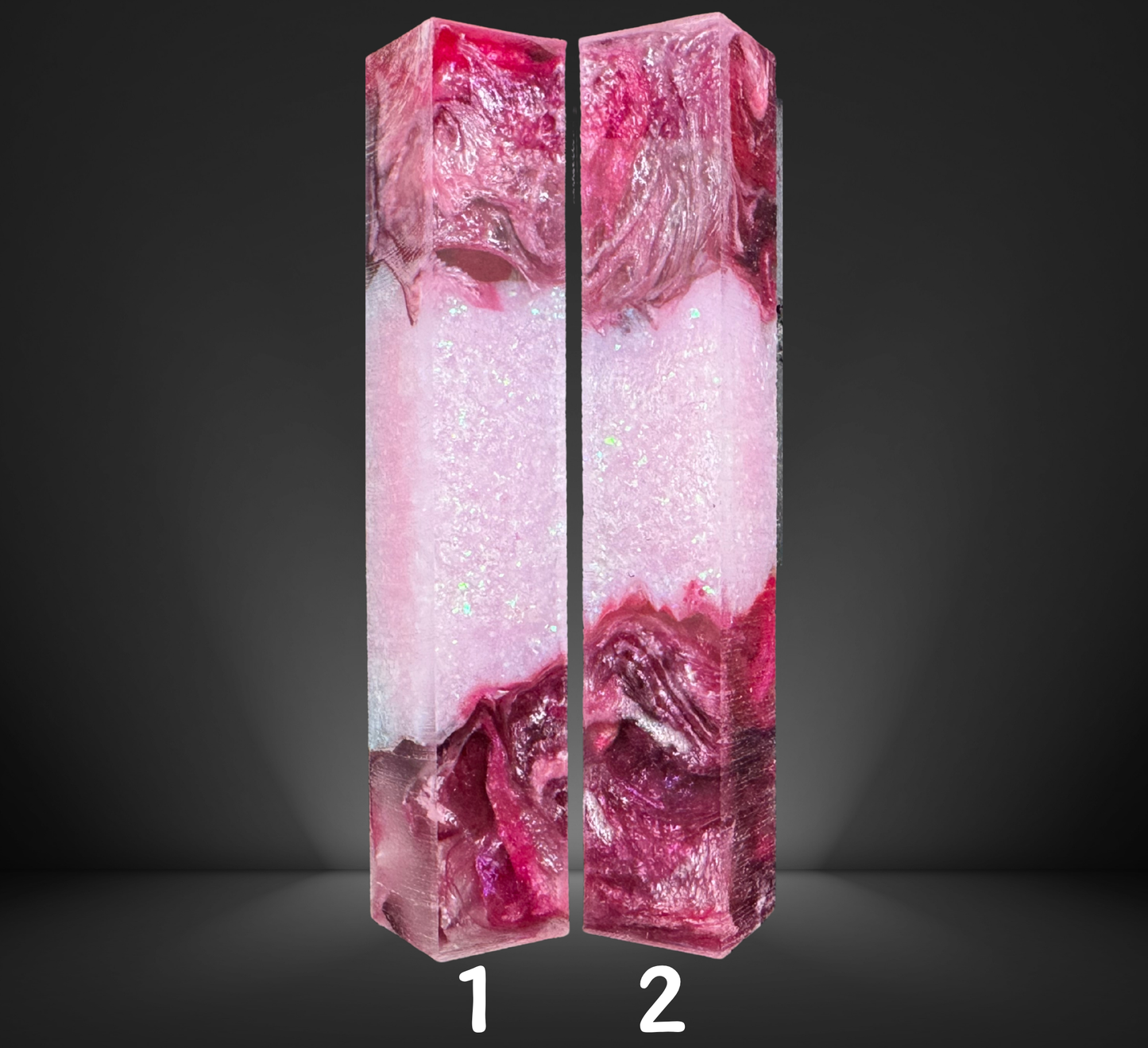 Wine Geode Swirled Pen Blanks