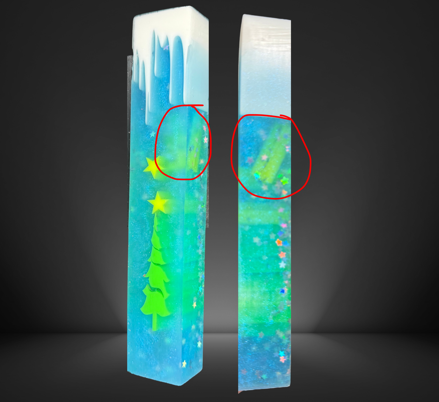 Oopsy Christmas Tree Pen Blank