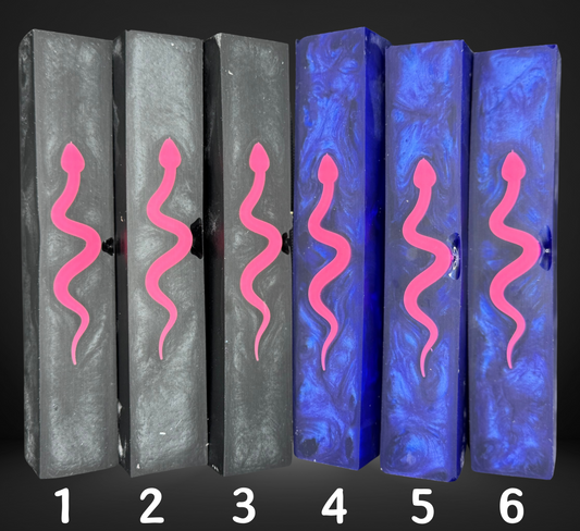 Snake Signature 3D Print Resin Pen Blank