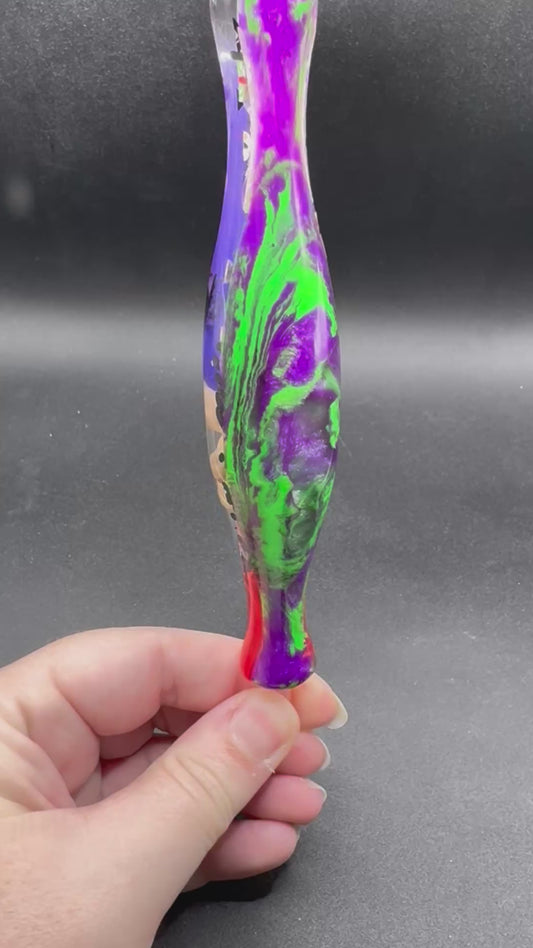 Purple Spooky Spider Troll Diamond Painting Pen