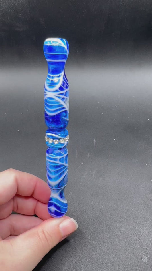 Blue Webs Diamond Painting Pen