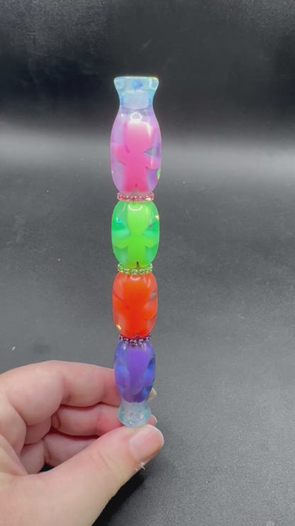 Blue Glitter Sour Patch Diamond Painting Pen