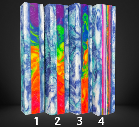 Rainbow Layered Pen Blank