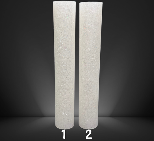 Glistening Snow Jumbo Round Pen Blank