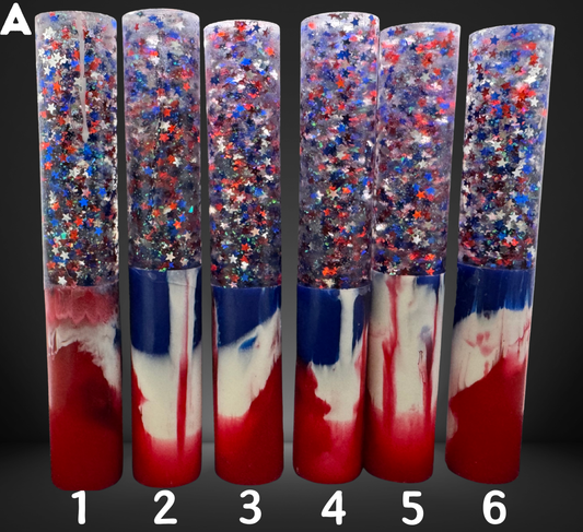 Patriotic Jumbo Round Pen Blank