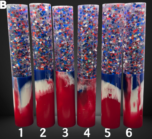 Patriotic Jumbo Round Pen Blank