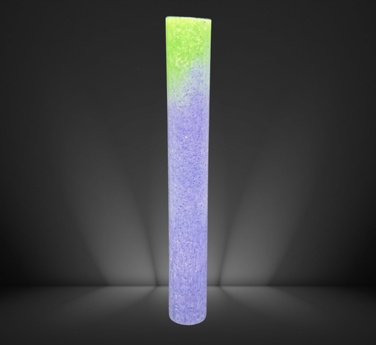 Lavender Lime Glittered Round Pen Blank