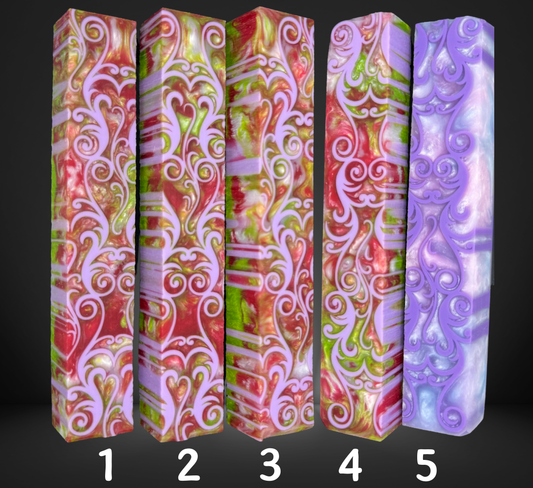 Purple Scroll Variety Pen Blank