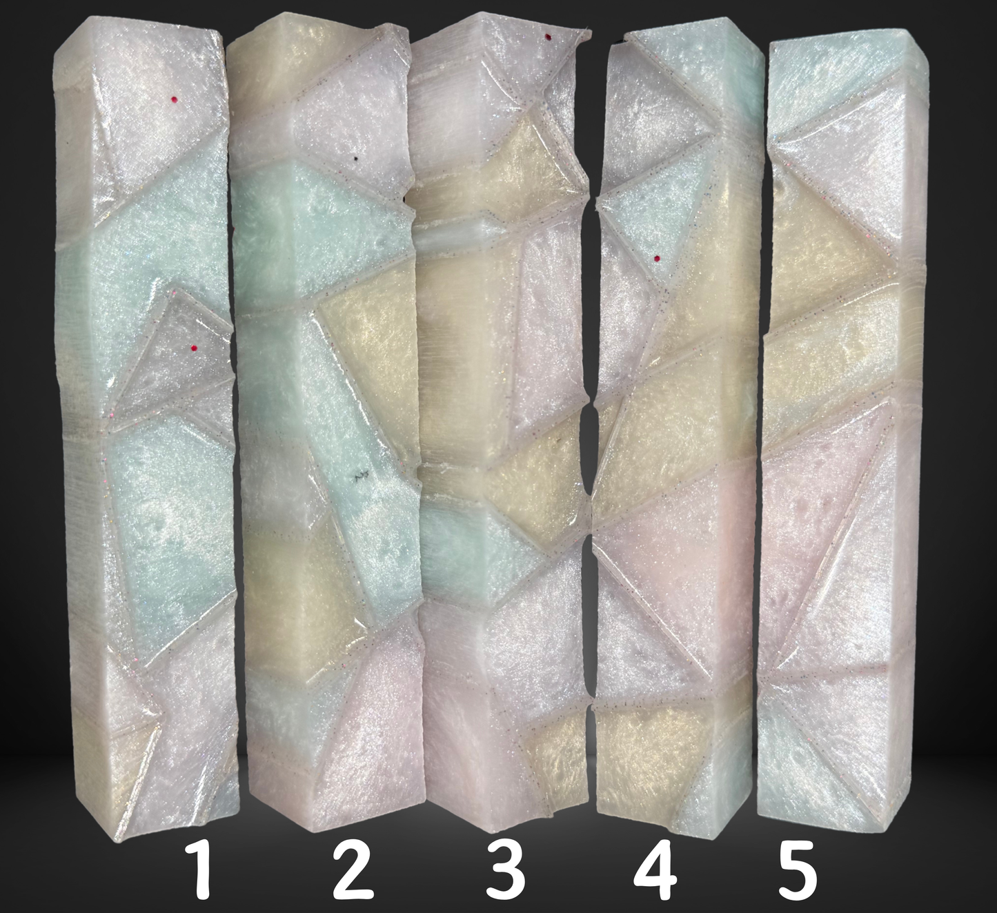 Frosted Stained Glass Pen Blank