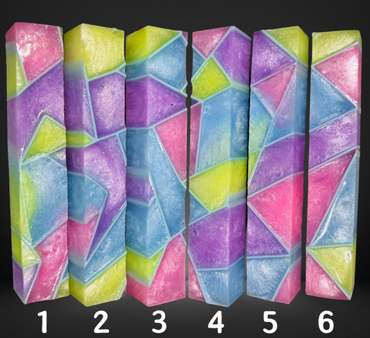 Jolly Rancher Stained Glass Pen Blank