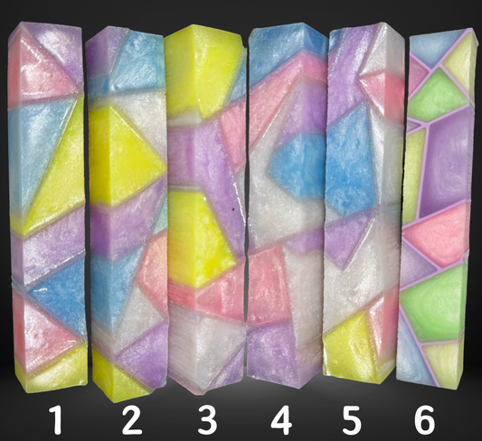 Sugar Floss Stained Glass Pen Blank