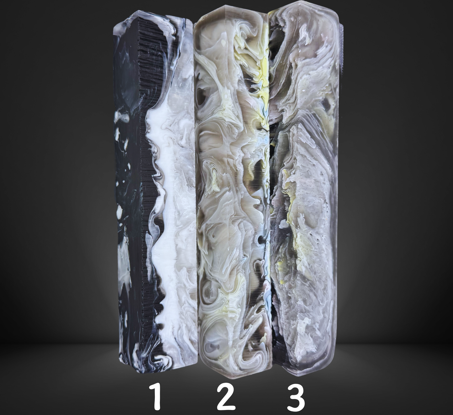 Black Swirlscape Pen Blanks