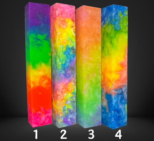 Rainbow Variety Swirlscape Pen Blanks